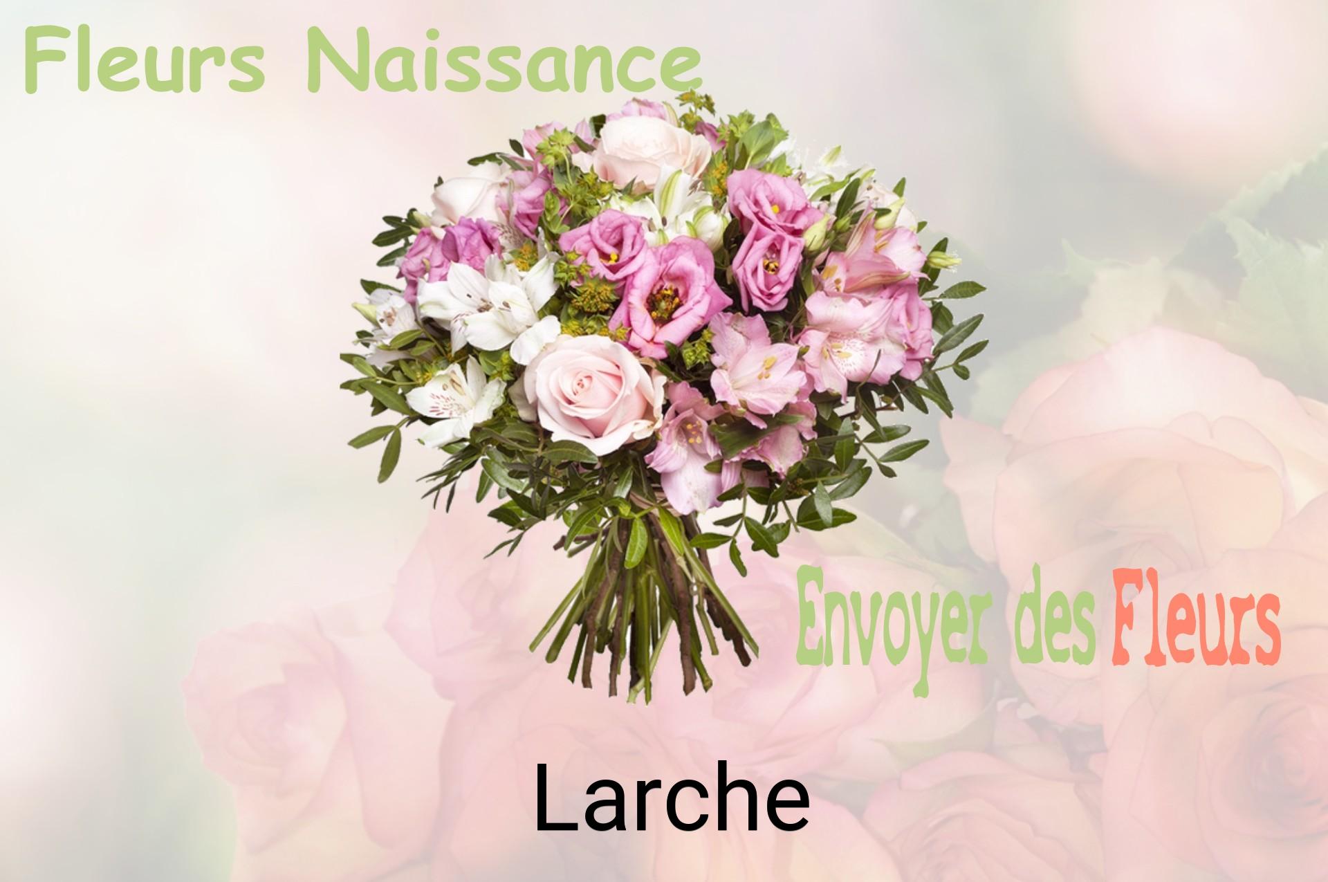 Bouquet de fleurs de naissance livré à Larche